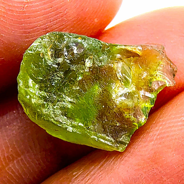 Peridot natural small raw crystal