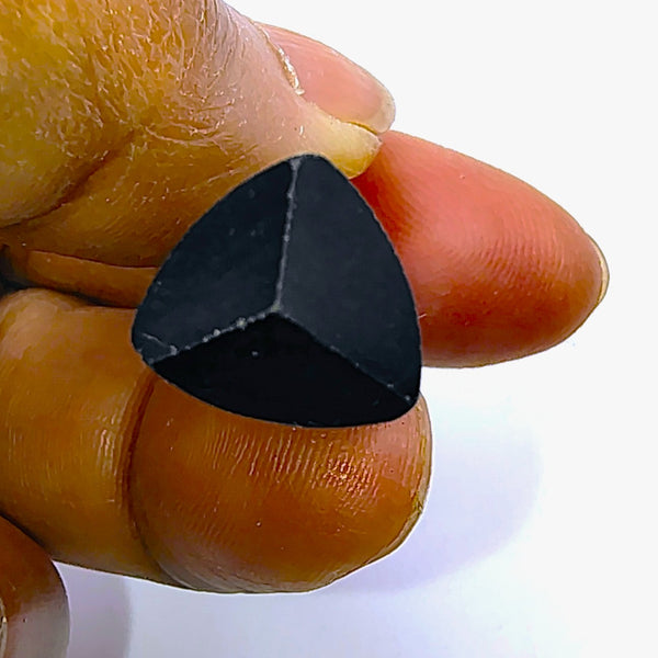 Black Tourmaline Cap Pencil Pendant