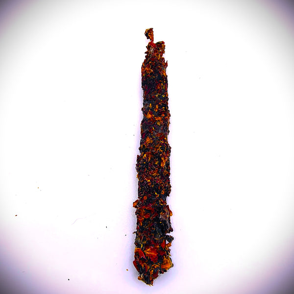 Rose Petals Chime Spell Candle Set of 2 herb dressed Ritual candle