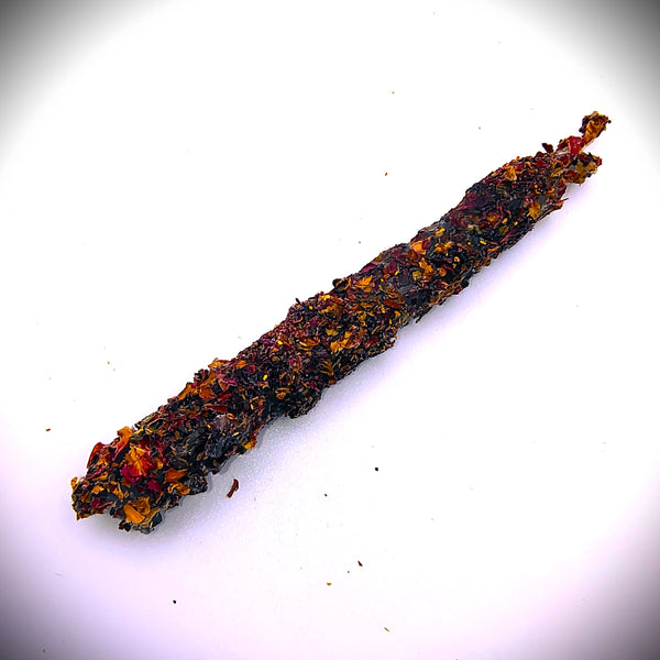 Rose Petals Chime Spell Candle Set of 2 herb dressed Ritual candle