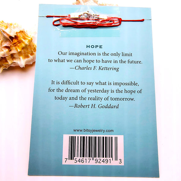 Bitsy HOPE feathr necklace Sterling Silver Plated