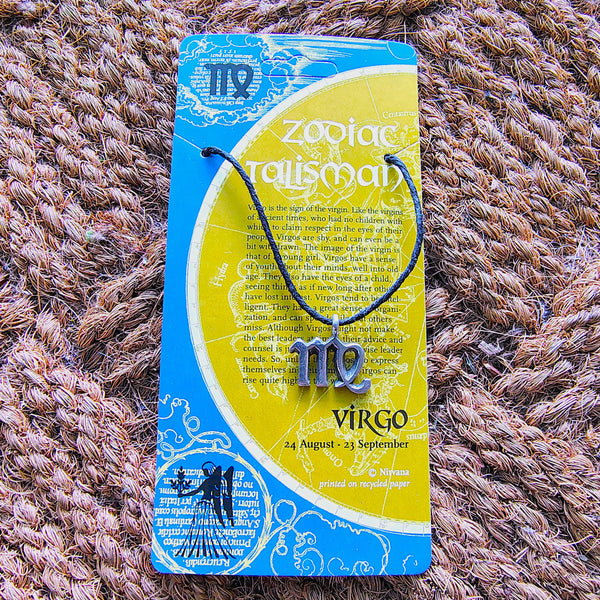 Zodiac Talisman Virgo Pendant Necklace