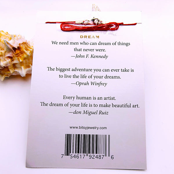 Bitsy DREAM feather necklace Sterling Silver Plated
