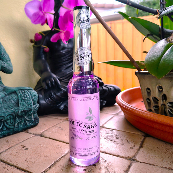 Murray & Lanman White Sahe with Lavender Cologne 7.5 Oz