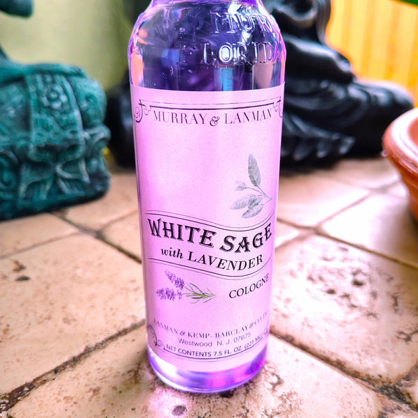 Murray & Lanman White Sahe with Lavender Cologne 7.5 Oz