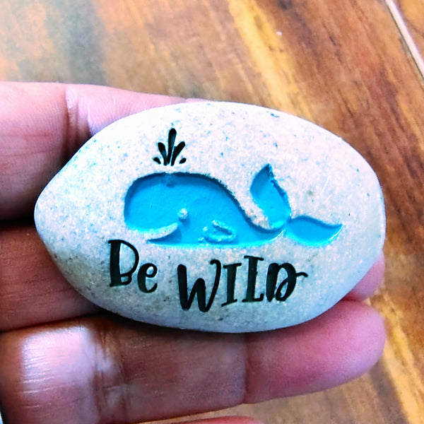 Expedition Stone "Discover - Be WILD" Kindness Rock