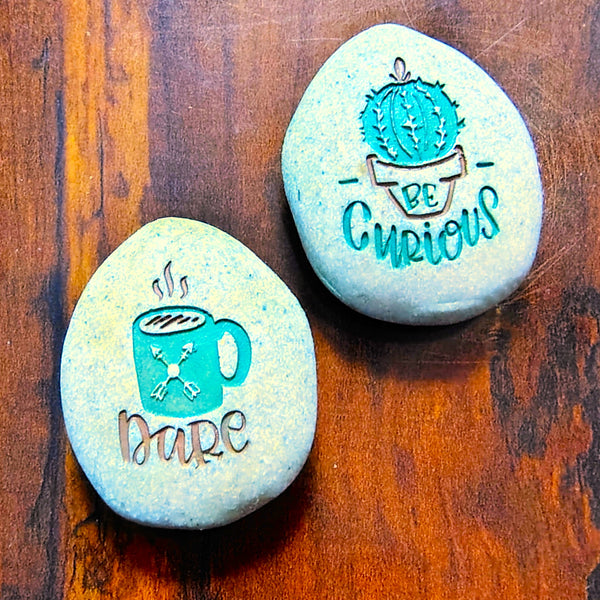 Expedition Stone "Be Curious - DARE" Kindness Rock