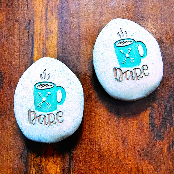 Expedition Stone "Be Curious - DARE" Kindness Rock