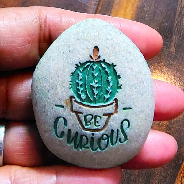 Expedition Stone "Be Curious - DARE" Kindness Rock