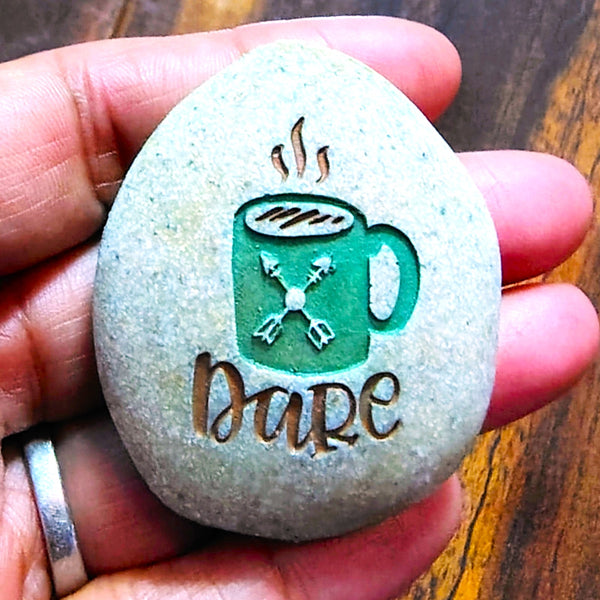 Expedition Stone "Be Curious - DARE" Kindness Rock