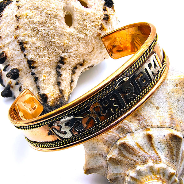 Copper Bracelet "kada" style adjustable Unisex