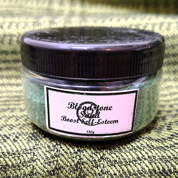Harmonia Gemstone "Bloodstone" Sand Boost Self-Esteem Jar 180g