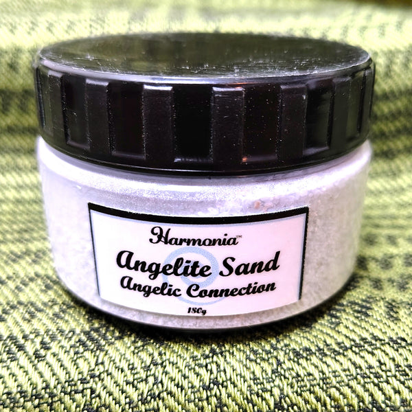 Harmonia Gemstone "Angelite"  Sand Angelic Connection Jar 180g