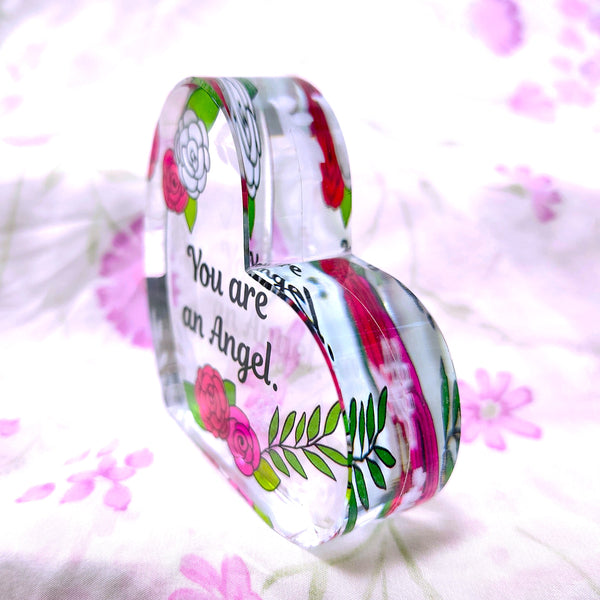 Heart of Angelstar Art Glass "You are an Angel" Home Decor