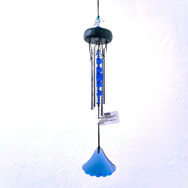 Woodstock Precious Gem Drop Chime Sapphire 10" Wind Catcher.
