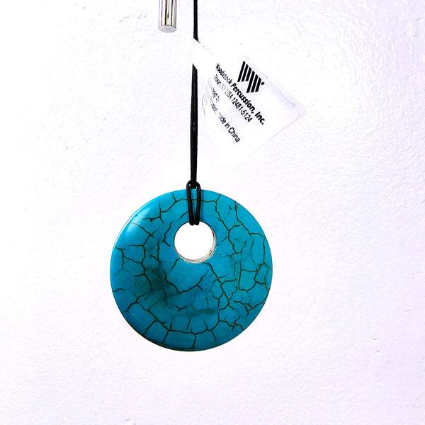 Woodstock Precious Stones Chime Turquoise 12" Wind Catcher.