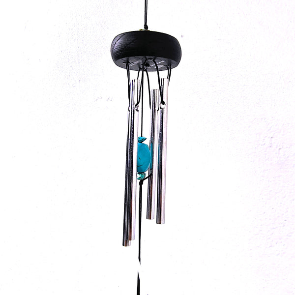 Woodstock Precious Stones Chime Turquoise 12" Wind Catcher.