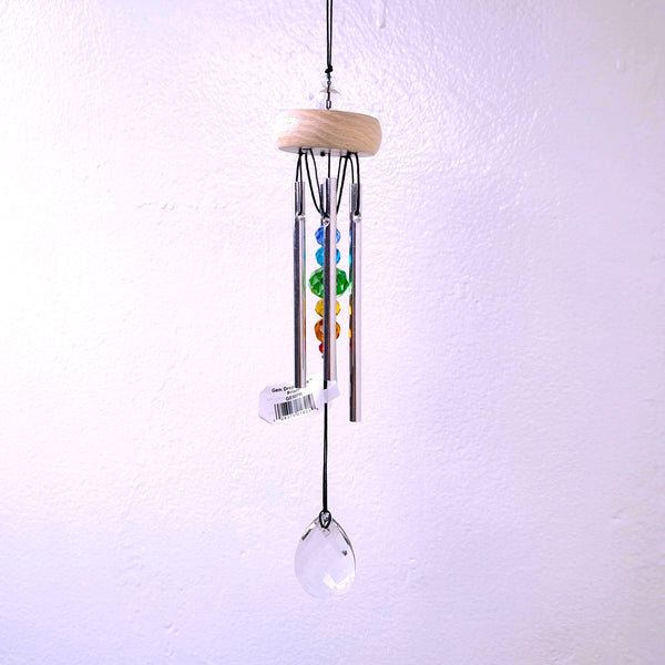 Woodstock Precious Gem Drop Chime Prism 10" Wind Catcher.