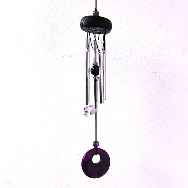Woodstock Precious Stones Chime Amethyst 12" Wind Catcher.