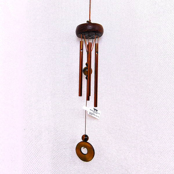 Woodstock Precious Stones Chime Tiger's Eye 11" Wind Catcher.