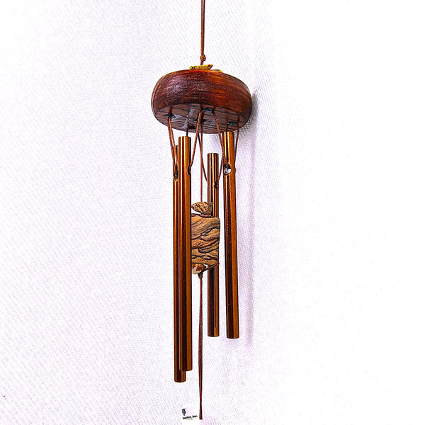 Woodstock Precious Stones Chime Prairie Jasper 12" Wind Catcher.