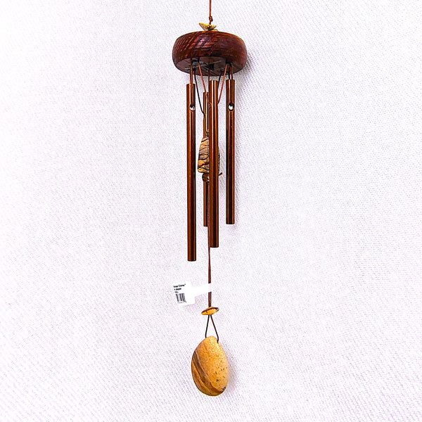 Woodstock Precious Stones Chime Prairie Jasper 12" Wind Catcher.