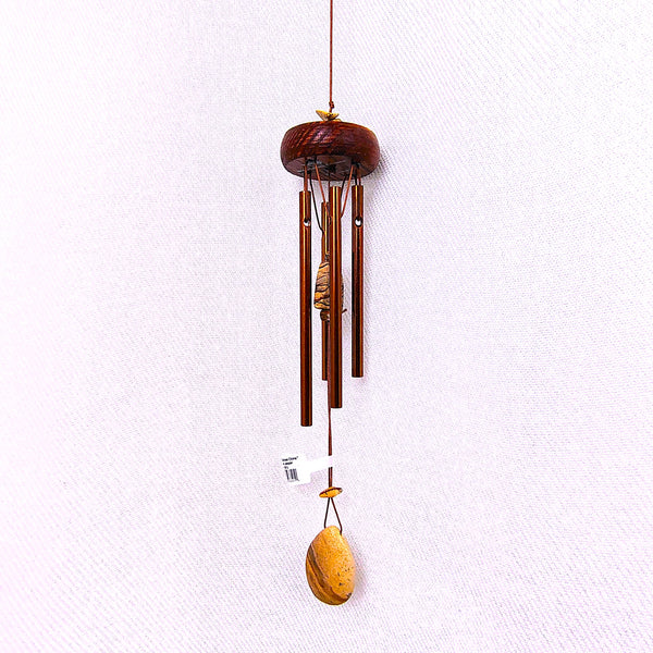 Woodstock Precious Stones Chime Prairie Jasper 12" Wind Catcher.