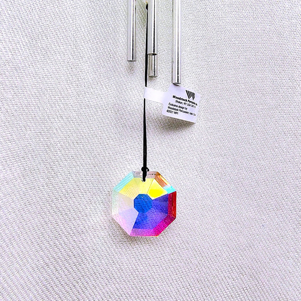 Woodstock Precious Stones Chime Crystal Wind Chimes 11"
