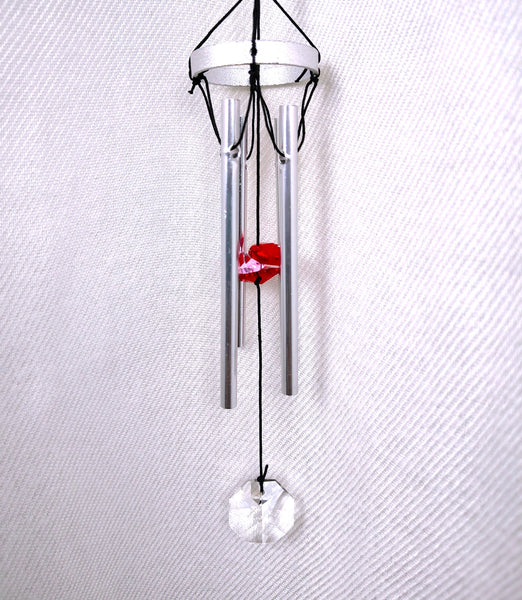 Mini Sun Chime Healing Hand Crystal, Fatima Hand hanger 10"