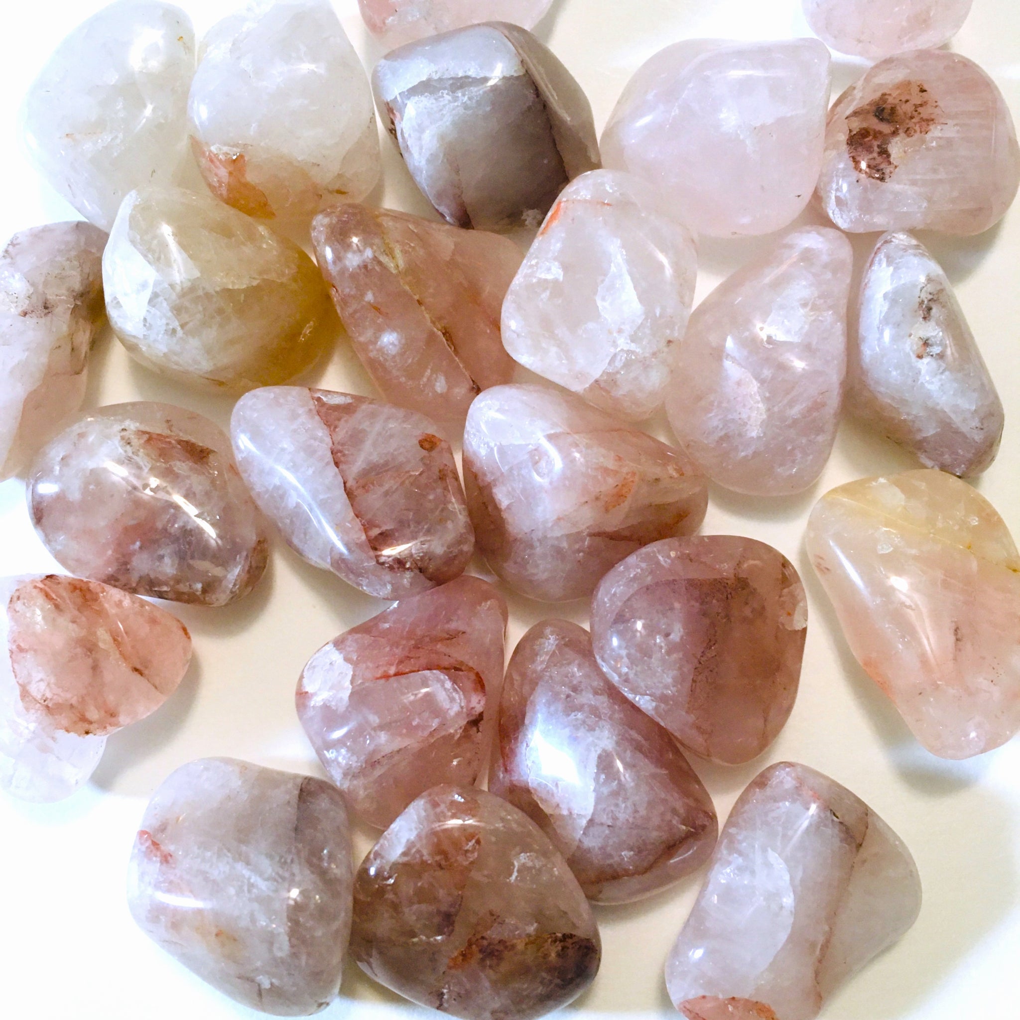 Hematoid Quartz Tumbled