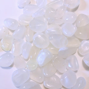 White Calcite Tumbled