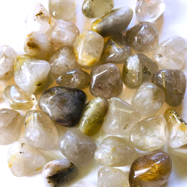 Rutilated Quartz Tumbled