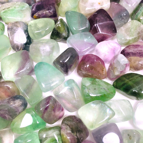 Fluorite Rainbow Tumbled