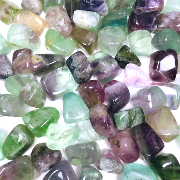 Fluorite Rainbow Tumbled