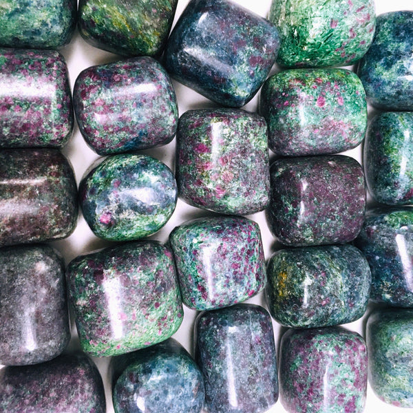 Ruby Kyanite Fuchsite Tumbled