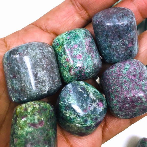 Ruby Kyanite Fuchsite Tumbled