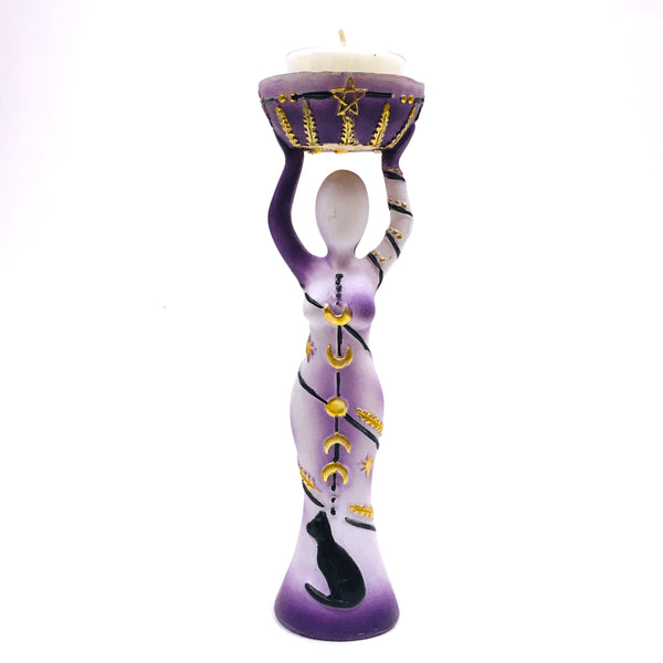 Moon Goddess Figurine Tealight Holder