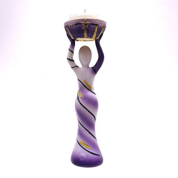 Moon Goddess Figurine Tealight Holder