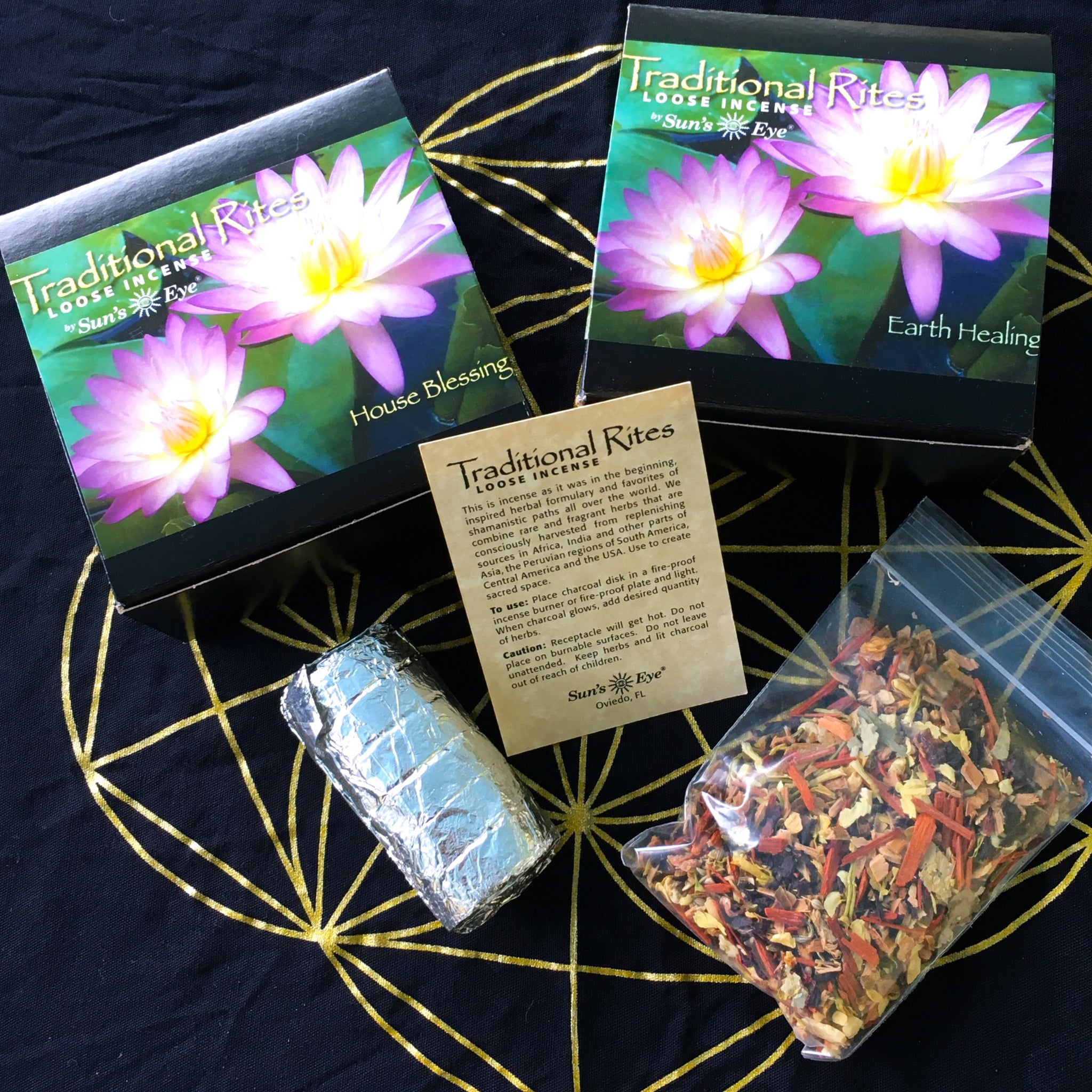 Dreamscape Incense Sun's Eye Traditional Rites Loose Incense Kit