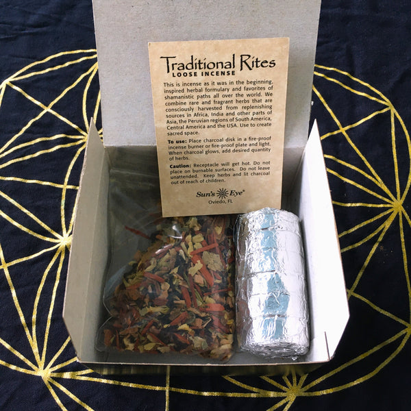 Dreamscape Incense Sun's Eye Traditional Rites Loose Incense Kit
