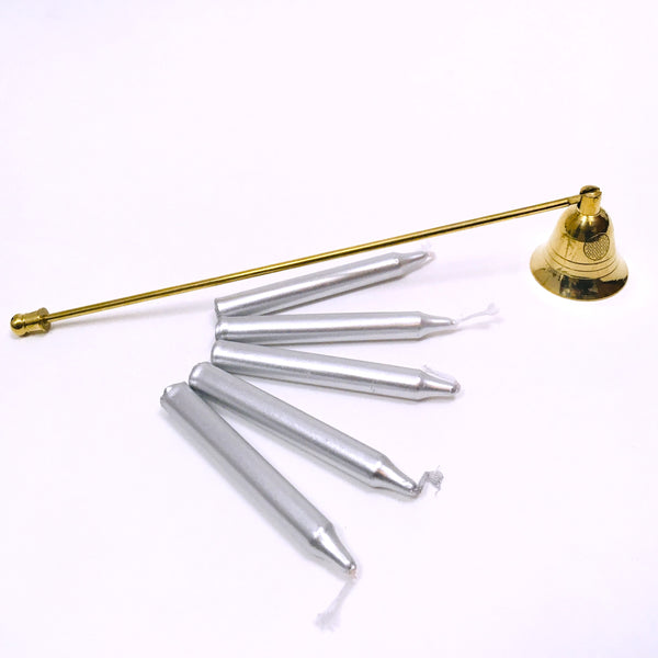 Flower of Life Brass Candle Snuffer