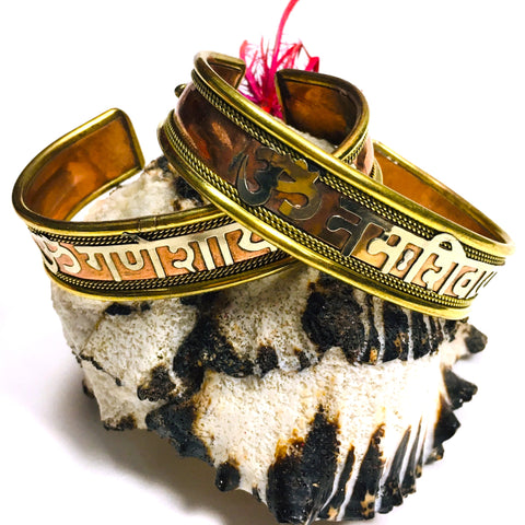 Copper Om Namah Shivay Bracelet adjustable Unisex