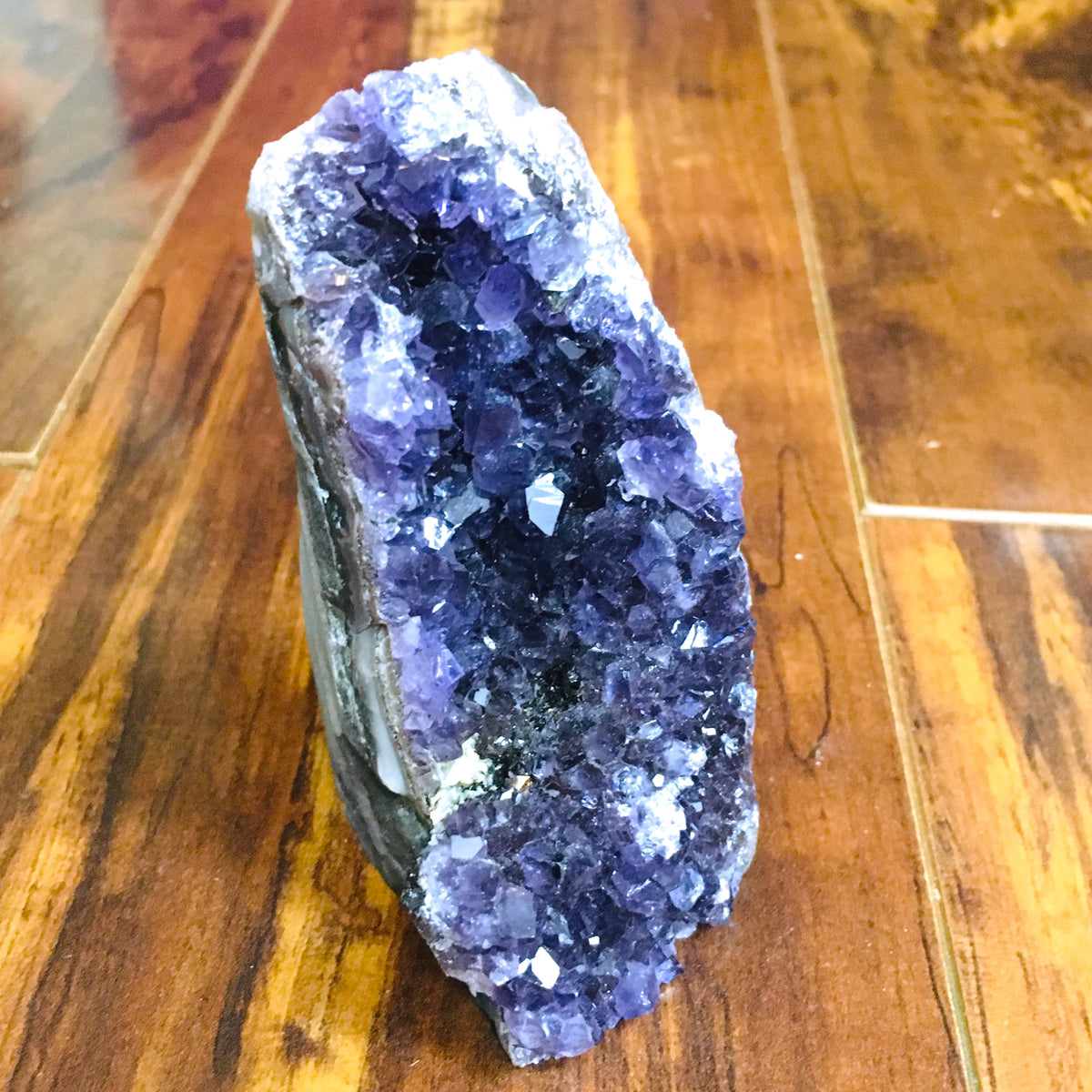 Amethyst Geode Cluster with Polished Edges – Five Sisters Crystals