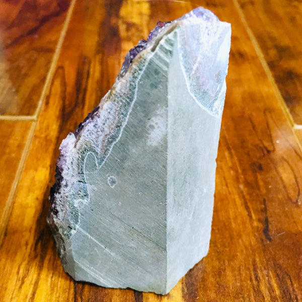Amethyst Geode Cluster with Polished Edges