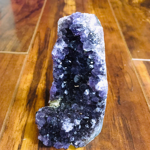 Amethyst Geode Cluster with Polished Edges