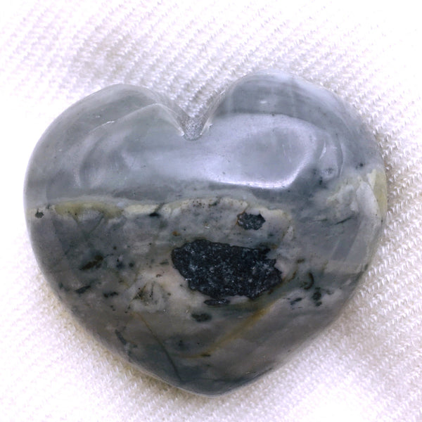 Picasso Jasper Puff Heart Stone
