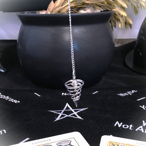 Spiral Coil Pendulum Divination Dowsing
