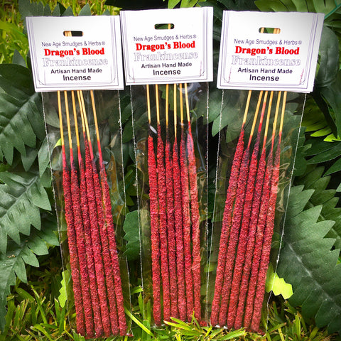 New Age Artisan Handmade Incense Dragon's Blood Frankincense