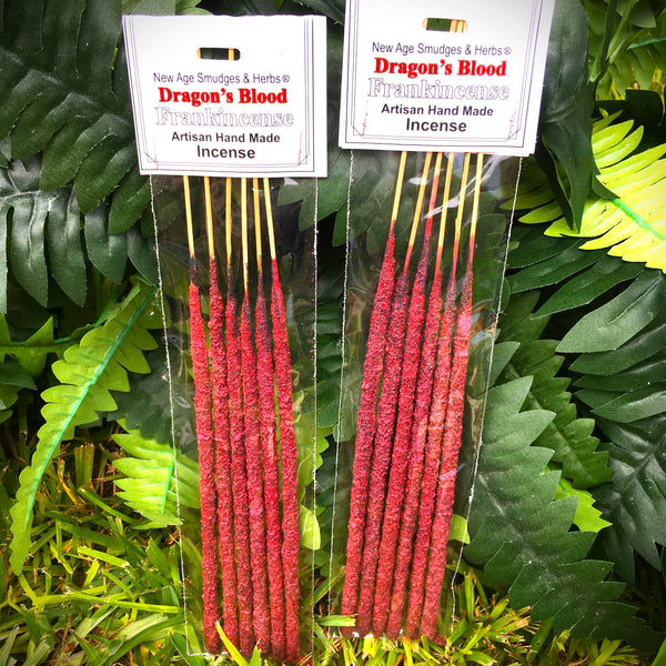 New Age Artisan Handmade Incense Dragon's Blood Frankincense