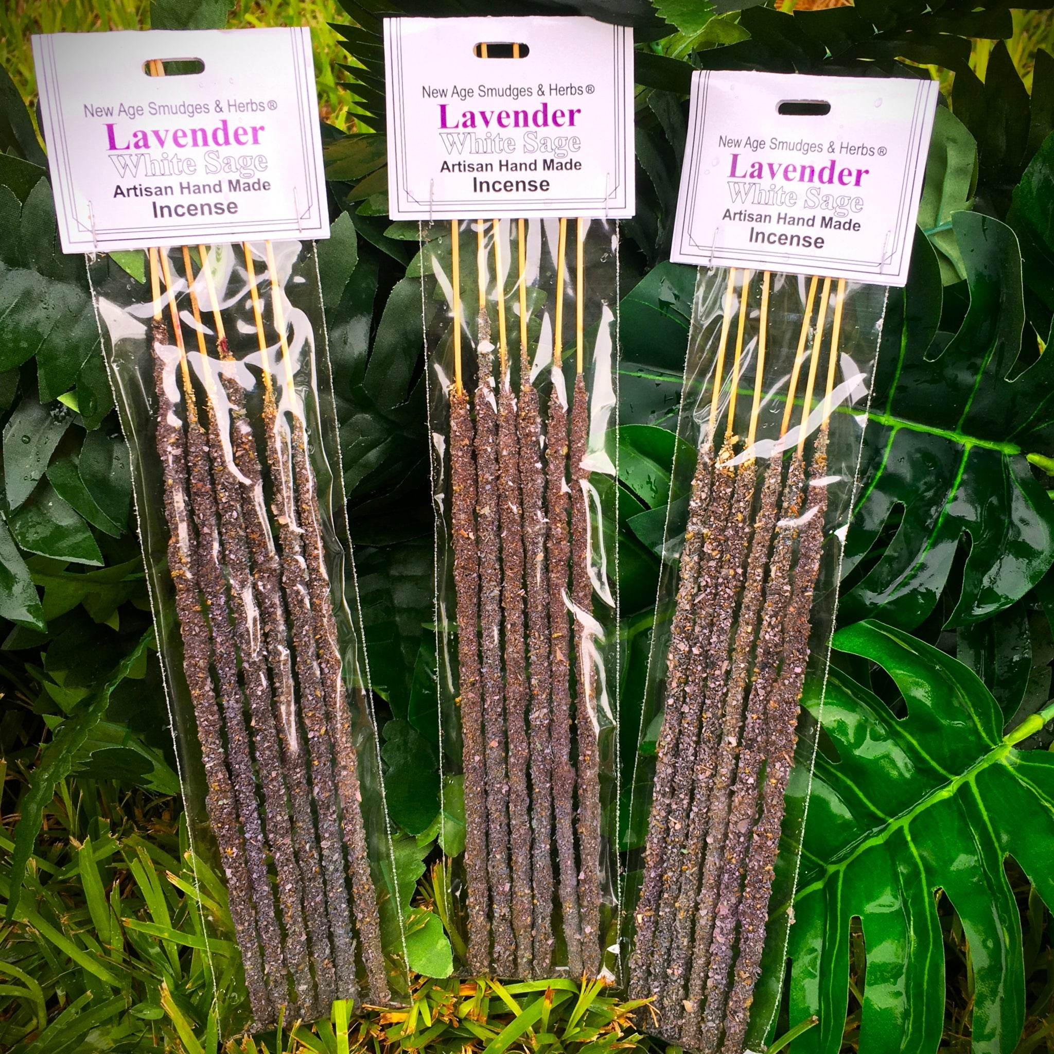 New Age Artisan Handmade Incense Lavender White Sage